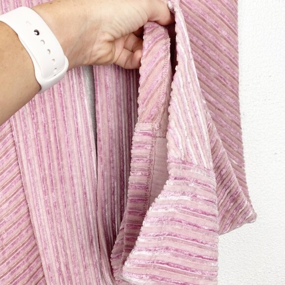 Free People | Slim Pull-on Velvet Flare Pants Blush Pink - Picture 5 of 7